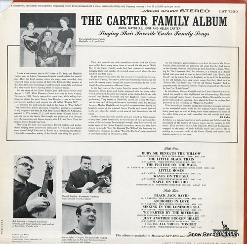 CARTER FAMILY, THE the carter family album UA-LST-7230