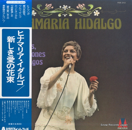 HIDALGO, GINAMARIA valses, canciones y tangos FDX-312 - front cover