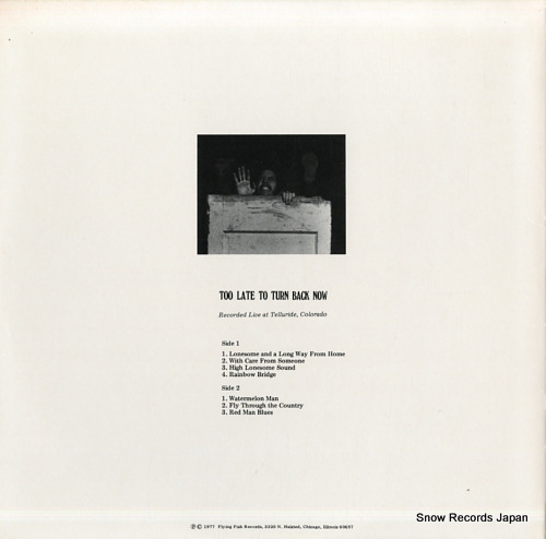 NEW GRASS REVIVAL too late to turn back now FLYINGFISH050 - back cover