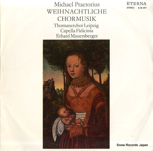 V/A praetorius; weihnachtliche chormusik 826091 - front cover