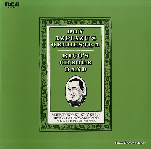 DON AZPIAZU'S ORCHESTRA / RICO'S CREOLE BAND don azpiazu's orchestra / rico's creole band RA-5370 - front cover
