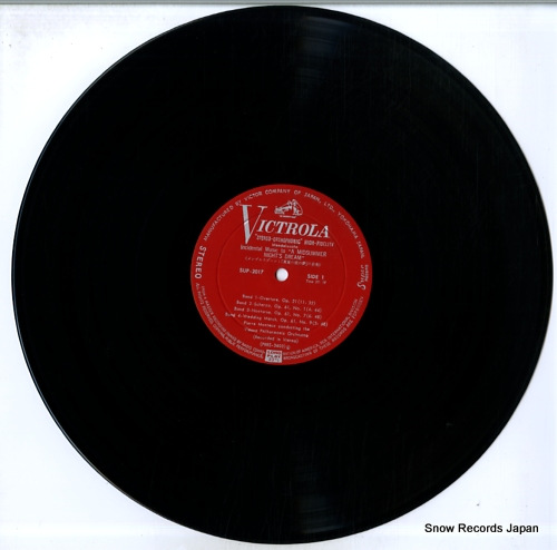 MONTEUX, PIERRE mendelssohn; incidental music to 