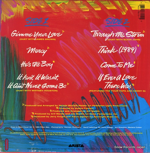 FRANKLIN, ARETHA through the storm AL-8572