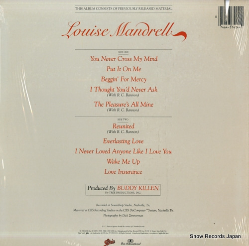 MANDRELL, LOUISE louise mandrell FE37424