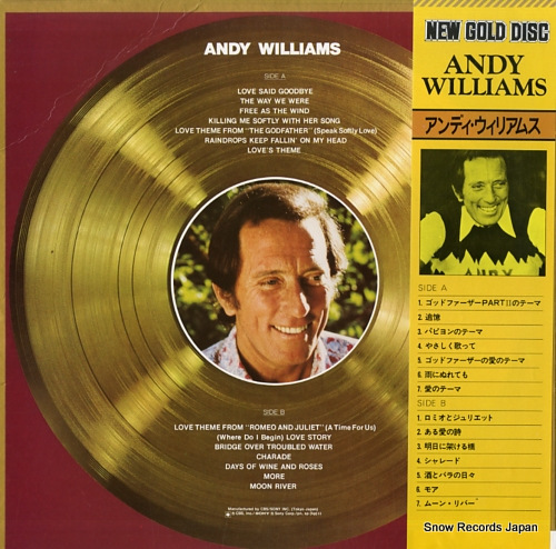WILLIAMS, ANDY new gold disc SOPO44