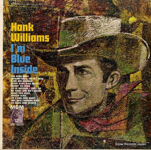 WILLIAMS, HANK i'm blue inside E3926 - front cover
