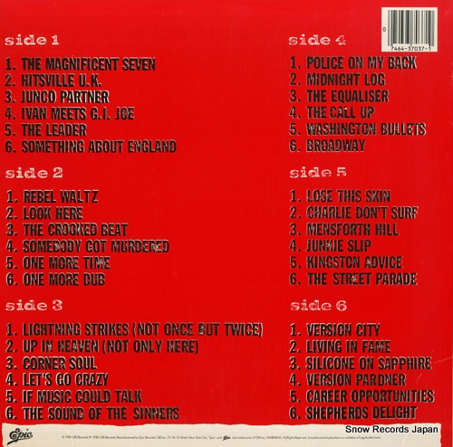 CLASH, THE sandinista! E3X37037
