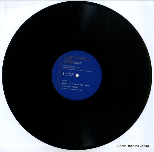 JANACEK QUARTET franck; quintet in f minor for piano and string quartet OS-2826-S