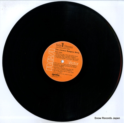 SNOW, HANK the jimmie rodgers story LSP-4708 - disc