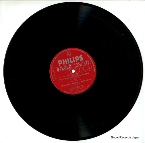 WILKOMIRSKA, WANDA brahms; three sonatas for violin and piano X-7791