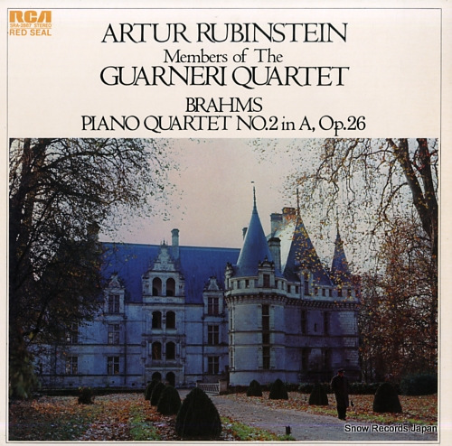 RUBINSTEIN, ARTUR brahms; piano quartet no.2 in a op.26 SRA-2887