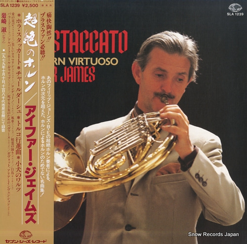 JAMES, IFOR hora staccato - the horn virtuoso - SLA1239 - front cover