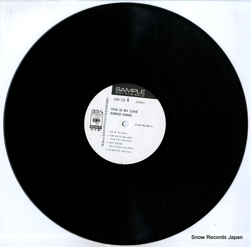 KASAI, KIMIKO this is my love 25AP736