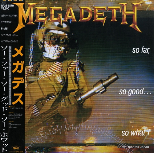MEGADETH so far so good so what RP28-5579