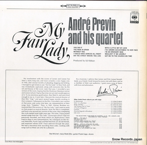 PREVIN, ANDRE my fair lady 15AP553