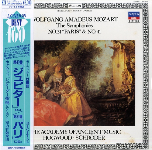 THE ACADEMY OF ANCIENT MUSIC mozart; the symphonies no.31 