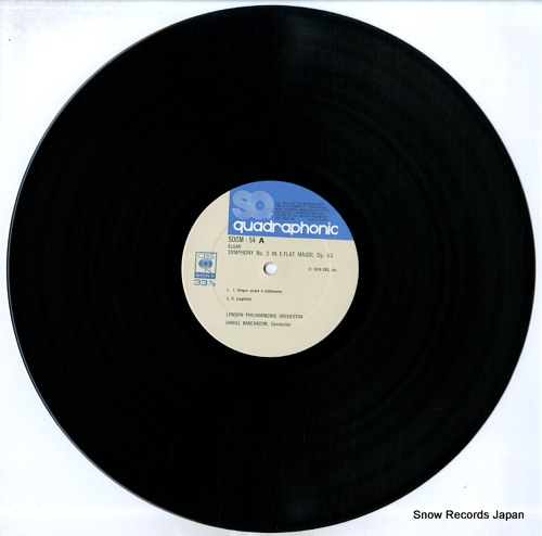 BARENBOIM, DANIEL barenboim conducts elgar symphony no.2 SOCM54