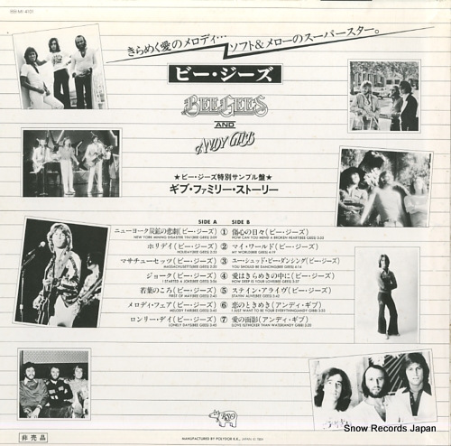 BEE GEES, THE gibb family story (bee gees and andy gibb) MI4101