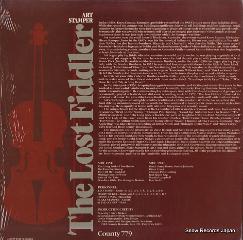 STAMPER, ART the lost fiddler COUNTY779