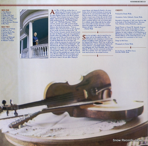 GALBRAITH, ART dixie blossoms ROUNDER0133 - back cover