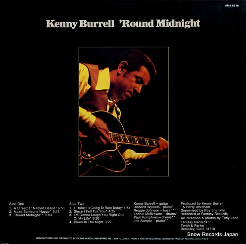 BURRELL, KENNY 'round midnight SMJ-6278