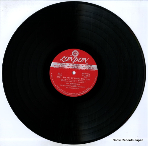 MUNCHINGER, KARL bach; the art of fugue SLC2213-4