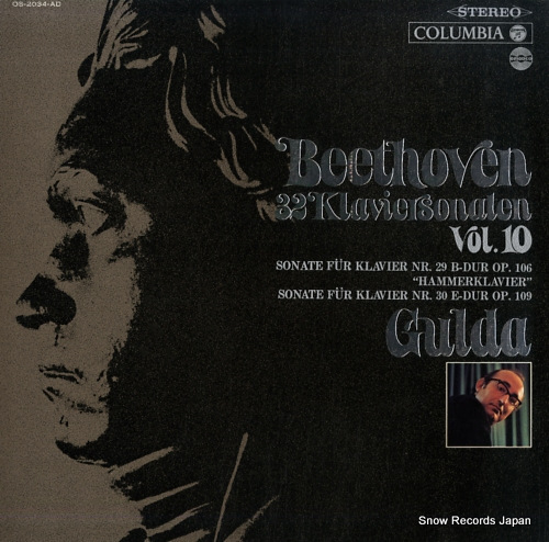 GULDA, FRIEDRICH beethoven; 32 klaviersonaten vol.10 OS-2034-AD