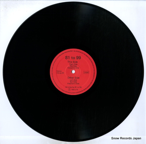 KING CRIMSON 81 - 99 UTS-EG23