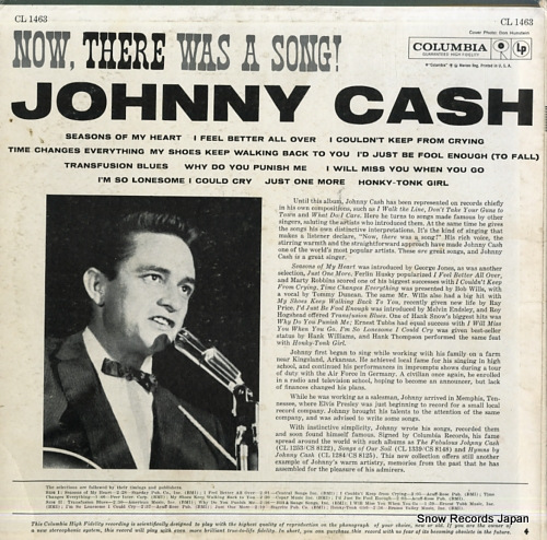 CASH, JOHNNY now, there was a song! CL1463