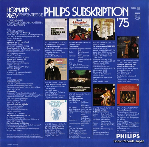PREY, HERMANN philips subskription 1975 6833186