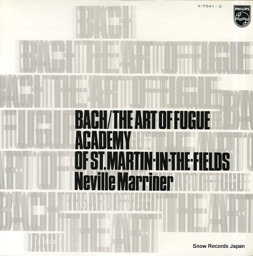 MARRINER, NEVILLE bach; the art of fugue X-7541