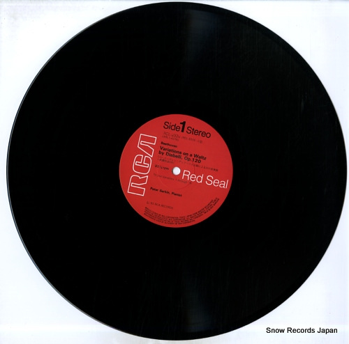 SERKIN, PETER beethoven; 
