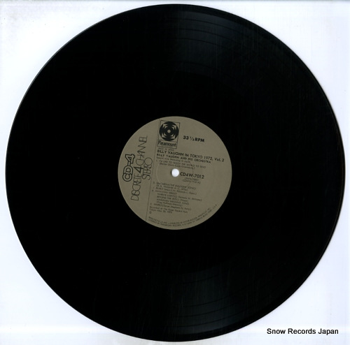 VAUGHN, BILLY billy vaughn in tokyo 1972 vol.2 CD4W-7012
