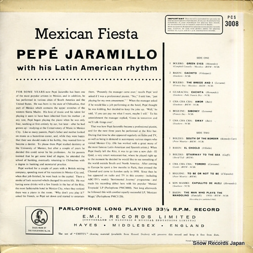 JARAMILLO, PEPE mexican fiesta PCS3008