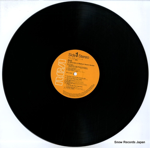 PRESLEY, ELVIS as recorded at madison square garden RPL-3506