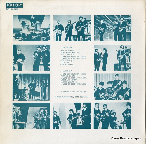 BEATLES, THE ed sullivan show cbs tv studio ZAP-0514