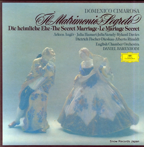 BARENBOIM, DANIEL cimarosa; il matrimonio segreto (the secret marriage) 2709069