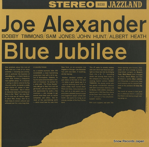 ALEXANDER, JOE blue jubilee VIJJ-30046/JLP923S