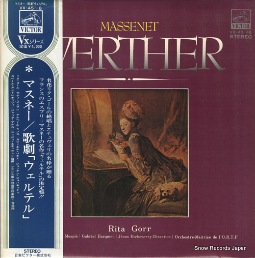 GORR, RITA massenet; werther VX-45-6