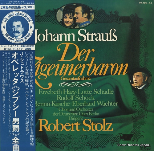 STOLZ, ROBERT strauss; der zigeunerbaron OW-7643-4-K - front cover