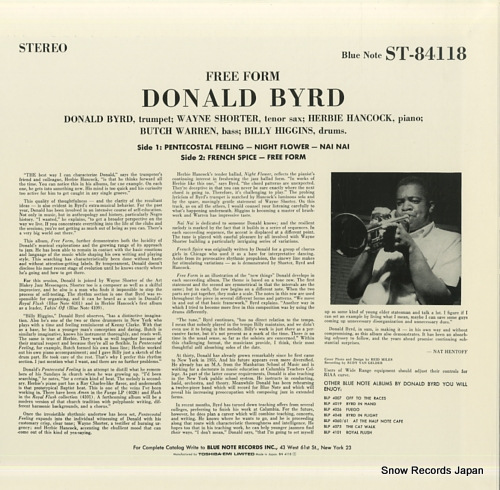 BYRD, DONALD free form BN4118