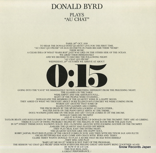 BYRD, DONALD plays 
