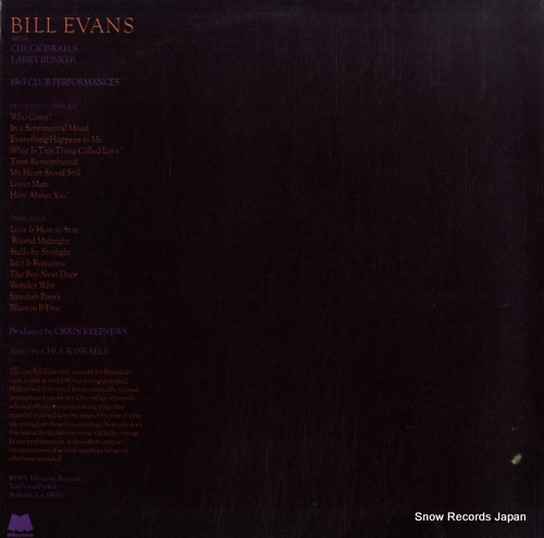 EVANS, BILL time remembered M-47068