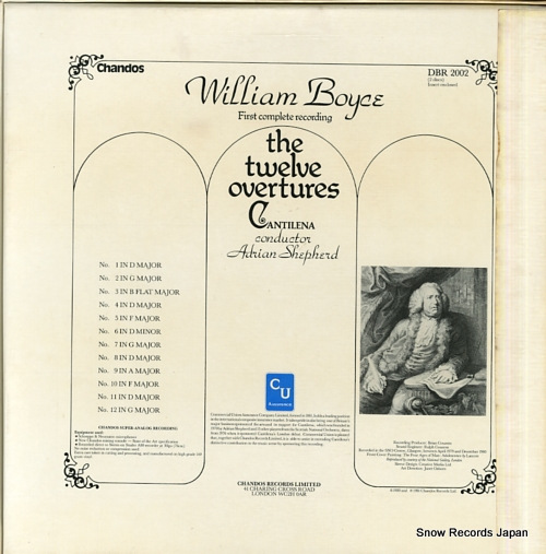 SHEPHERD, ADRIAN boyce; the twelve overtures DBR2002