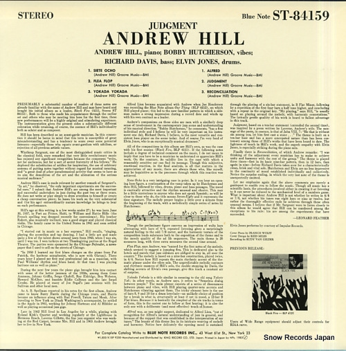 HILL, ANDREW judgment! K18P-9250