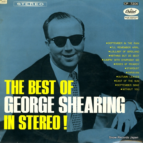 SHEARING, GEORGE the best of george shearing in stereo! CP-7206 - front cover