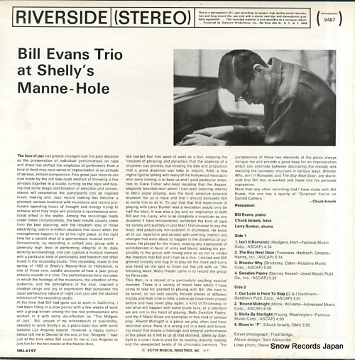 EVANS, BILL at shelly's manne-hole, hollywood, california SMJ-6197