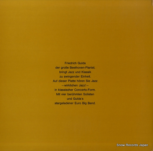 GULDA, FRIEDRICH music for 4 soloists and band no.1 SB15097ST