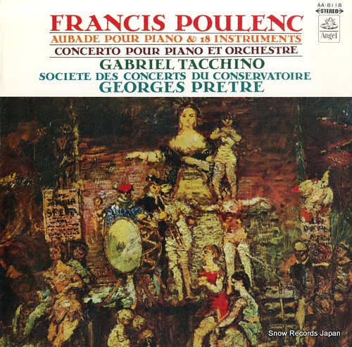 PRETRE, GEORGES poulenc; aubade pour piano & 18 instruments AA-8118