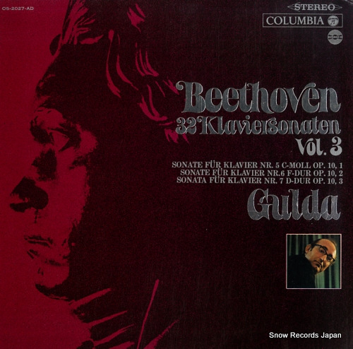 GULDA, FRIEDRICH beethoven; 32 klaviersonaten vol.3 OS-2027-AD